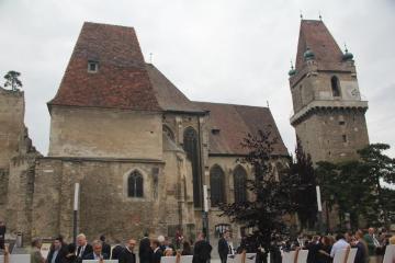 Burg Perchtoldsdorf, wo am 5. Juni die Preisverleihung des Constantinus Awards 2014 stattfand